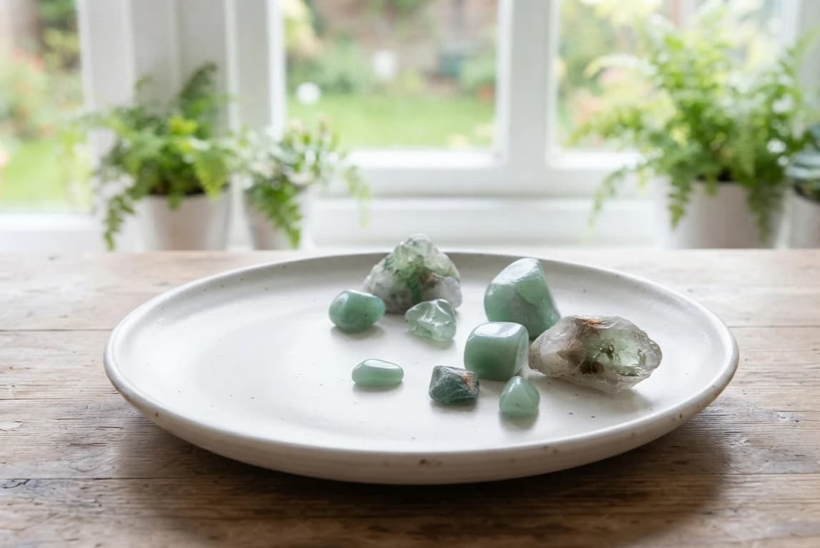 Dije Cuarzo verde