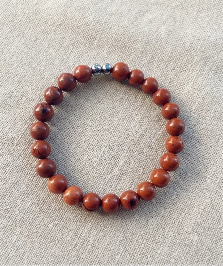 Pulsera Jaspe Rojo