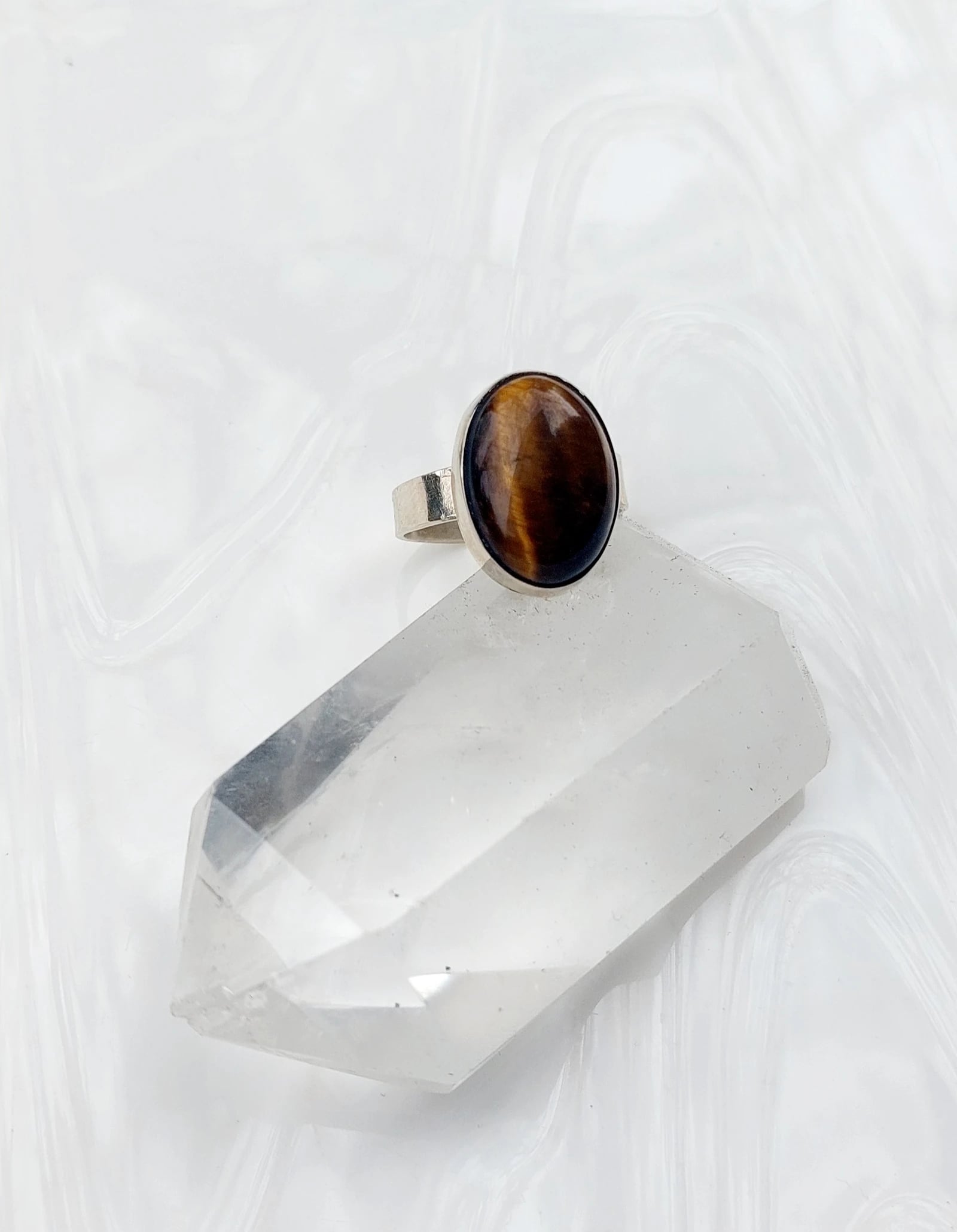 Anillo ojo de tigre