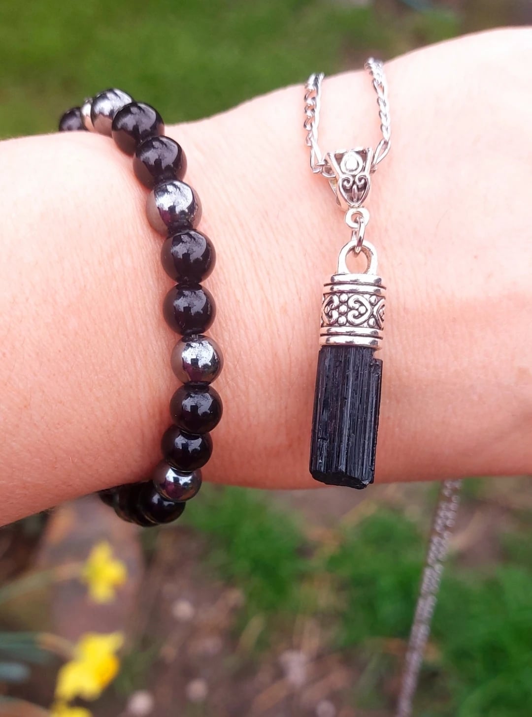 Turmalina y Hematite